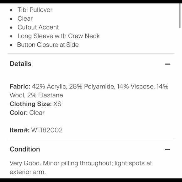 Tibi cutout sleeve sweater - Picture 6 of 7